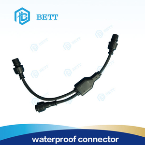1 en 2-5 luces LED Conector en Y impermeable de 3 vías
