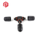 Conector impermeable de cable tipo T IP67 / IP68