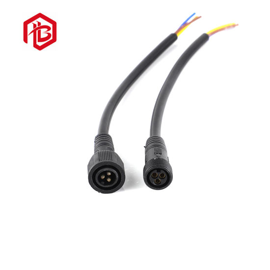Conector de cable de enchufe de clavija eléctrica