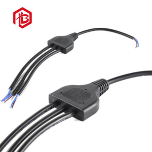 Promoción Conector Y transparente Conector de cable de 2 pines