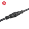 M15 PVC eléctrico impermeable 2 pines 3 pines macho
