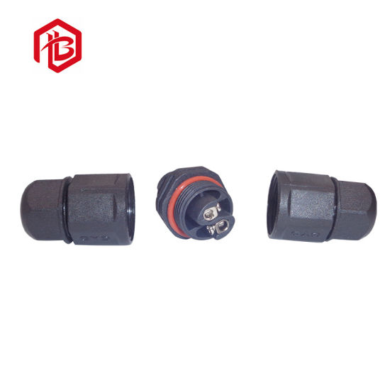 Conector de montaje en panel Conector macho y hembra a prueba de agua
