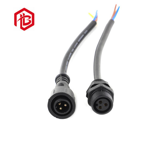 Cable de enchufe de alambre de iluminación LED Conectores de alimentación grandes