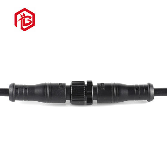 Conector macho hembra de 4 pines de cable de enchufe M12